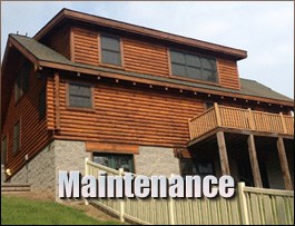  Wilton, Alabama Log Home Maintenance